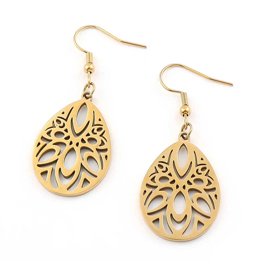 Vintage Flower of Life Dangle Earrings for Women Men Stainless Steel Gold Color Oval Hollow Drop Earring Jewelry Party Gifts
Vintage Flower of Life Dangle Earrings for Women Men Stainless Steel Gold Color Oval Hollow Drop Earring Jewelry Party Gifts