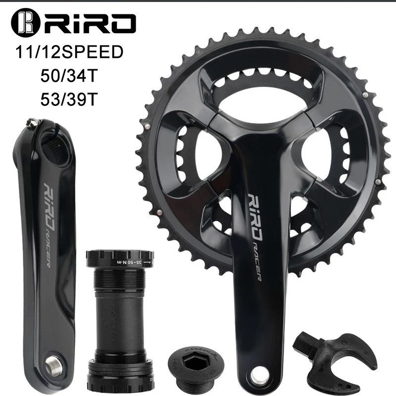 RIRO 110BCD Crankset for SHIMANO 105/ULTEGRA Series 50-34T Road Bike Crankset 110 BCD Bicycle Crank Set 11/12 Speed
RIRO 110BCD Crankset for SHIMANO 105/ULTEGRA Series 50-34T Road Bike Crankset 110 BCD Bicycle Crank Set 11/12 Speed