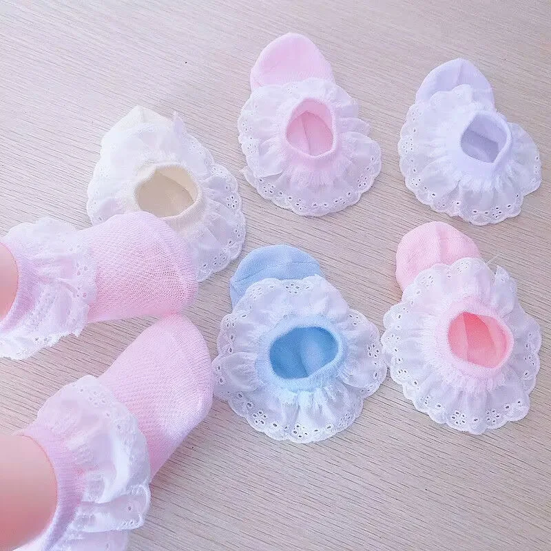 5 pairs Spring/Summer Children's socks Lace socks Summer thin mesh socks Pure cotton baby boat socks Girls Princess socks
5 pairs Spring/Summer Children's socks Lace socks Summer thin mesh socks Pure cotton baby boat socks Girls Princess socks