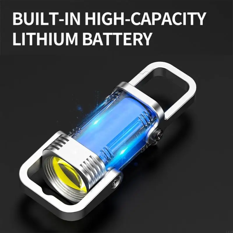 Portable Small Flashlights Keychain Flashlights Pendants Keyring Rechargeable Inspection Light Outdoor LED Work Light L43B
Portable Small Flashlights Keychain Flashlights Pendants Keyring Rechargeable Inspection Light Outdoor LED Work Light L43B