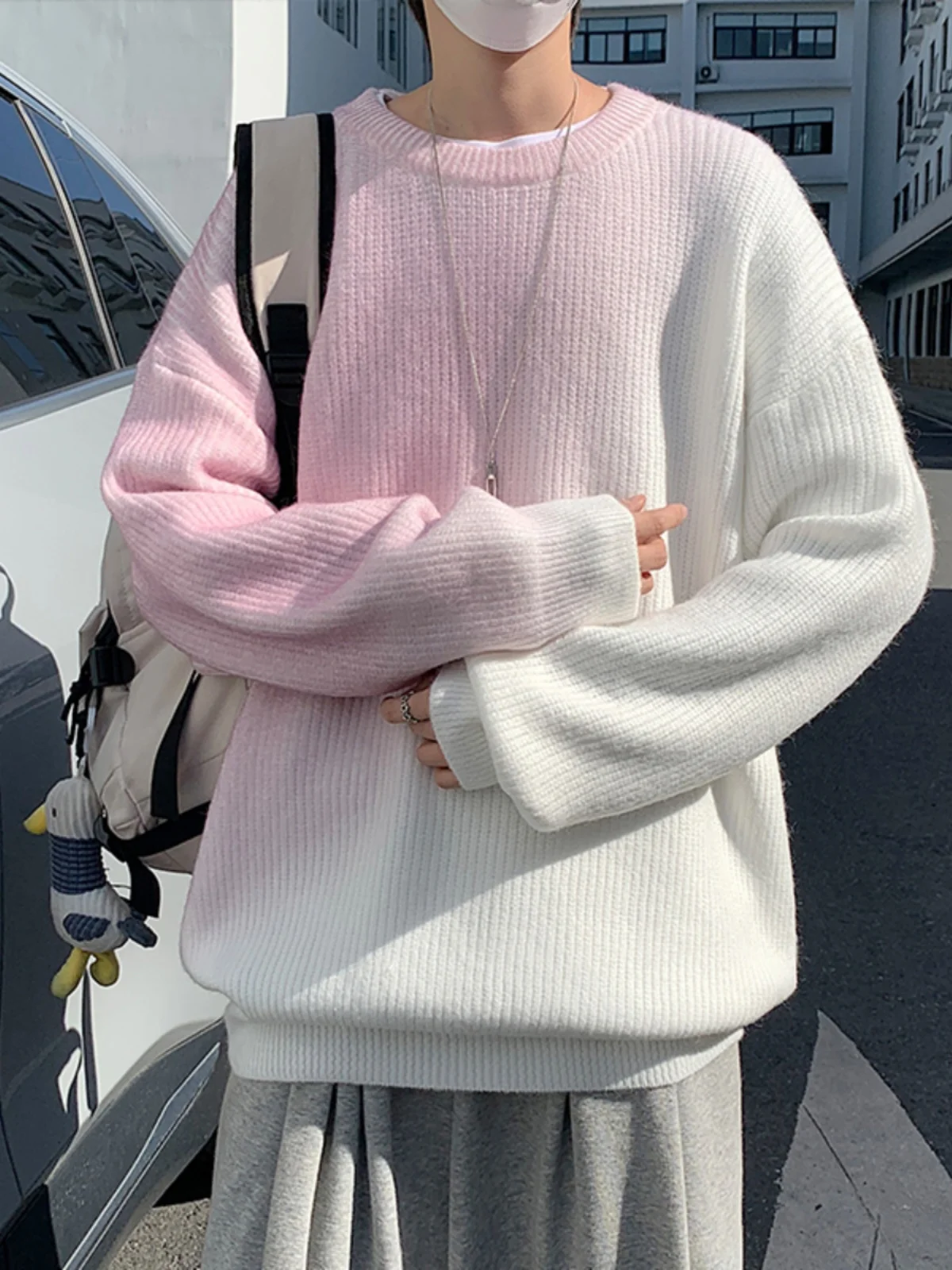 Men's Autumn Winter Thiened Dyed Sweater Faionable Street Sle Japanese Retro adient Print Knitted Long Sve Crew Ne
Men's Autumn Winter Thiened Dyed Sweater Faionable Street Sle Japanese Retro adient Print Knitted Long Sve Crew Ne