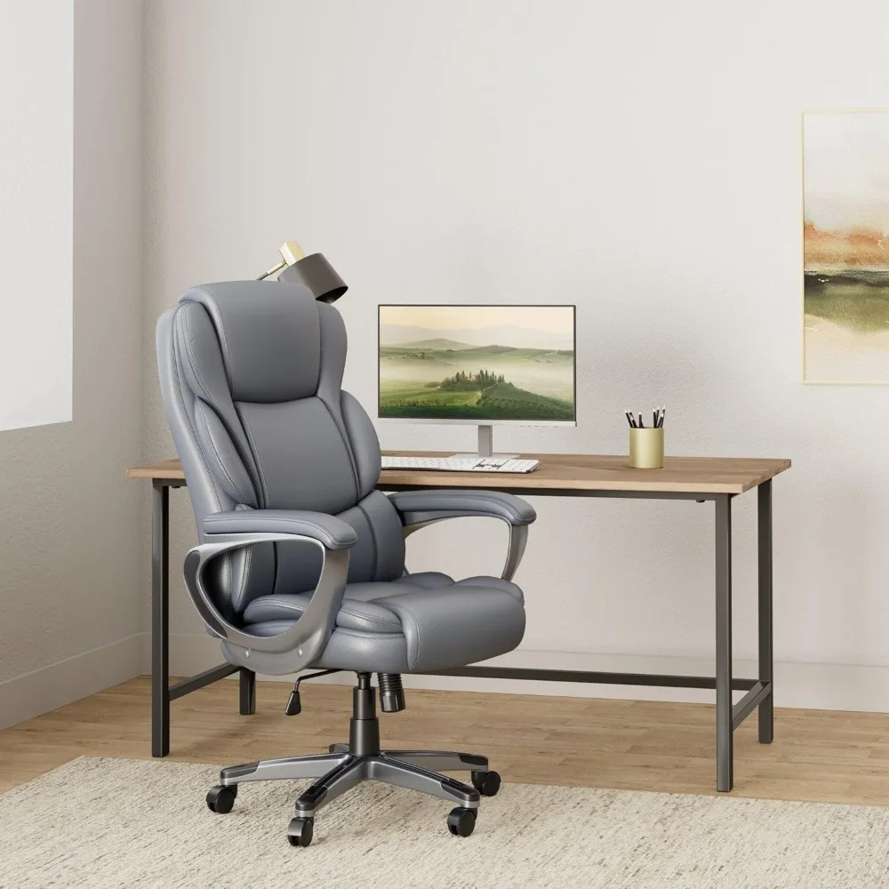 Bonded Leather Managers Chair Gray, Customized
Bonded Leather Managers Chair Gray, Customized