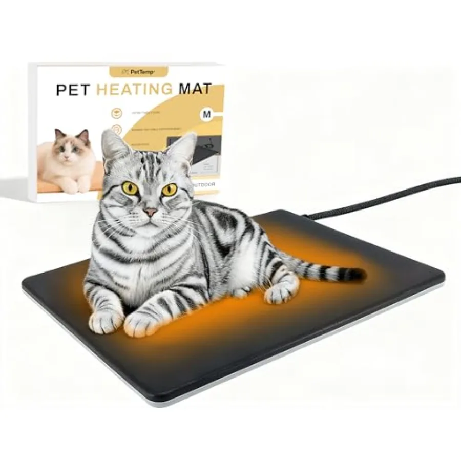 Outdoor Heated Pad for Small Animals, Anti-Bite and Waterproof Cat Heating Pad, Pet Warmer for Outside Feral Cat Houses, Durabl
Outdoor Heated Pad for Small Animals, Anti-Bite and Waterproof Cat Heating Pad, Pet Warmer for Outside Feral Cat Houses, Durabl