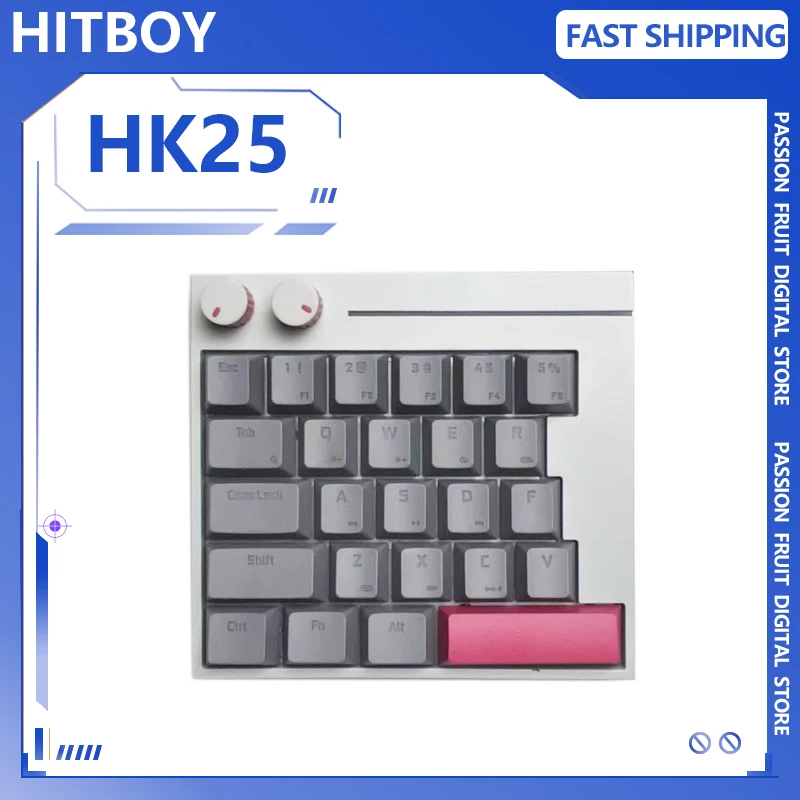 HITBOY HK25 Mechanical Keyboard Magnetic Switch 25Keys 8K Smart Speed X Quick Trigger E-sports Gamer Gaming Keyboard RBG Effect
HITBOY HK25 Mechanical Keyboard Magnetic Switch 25Keys 8K Smart Speed X Quick Trigger E-sports Gamer Gaming Keyboard RBG Effect