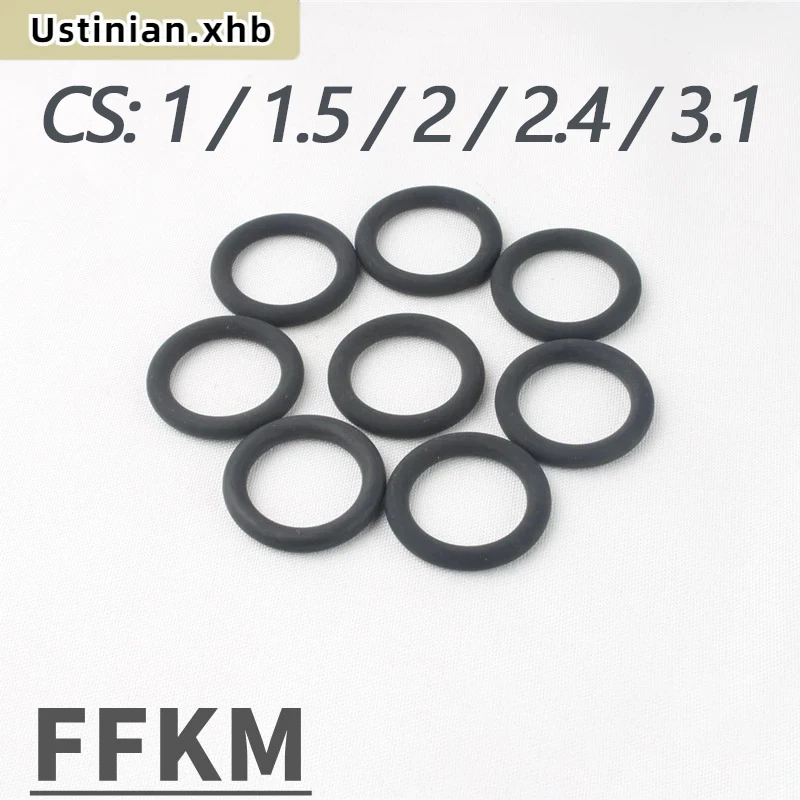 CS:1/1.5/2/2.4/3.1 Perfluoroether Rubber FFKM O-Rings - Solvent-Resistant & Corrosion-Resistant Seals with 350°C Heat Resistance
CS:1/1.5/2/2.4/3.1 Perfluoroether Rubber FFKM O-Rings - Solvent-Resistant & Corrosion-Resistant Seals with 350°C Heat Resistance