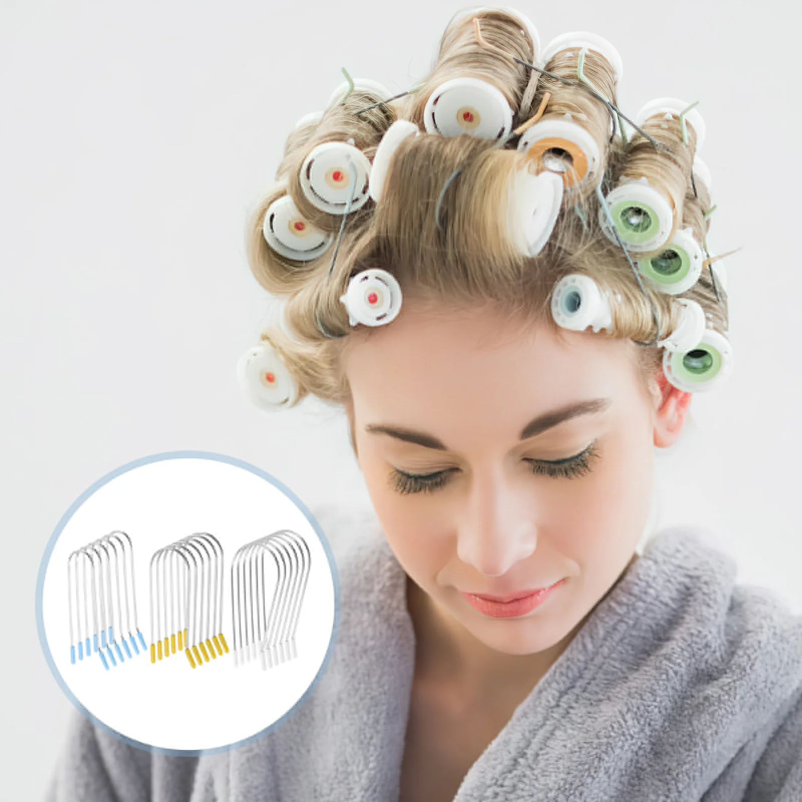 24pcs Curling Pins 1.9cm 2.54cm 3.81cm Hot Roller Clips Replacement Women Accessories Travel Styling Tools
24pcs Curling Pins 1.9cm 2.54cm 3.81cm Hot Roller Clips Replacement Women Accessories Travel Styling Tools