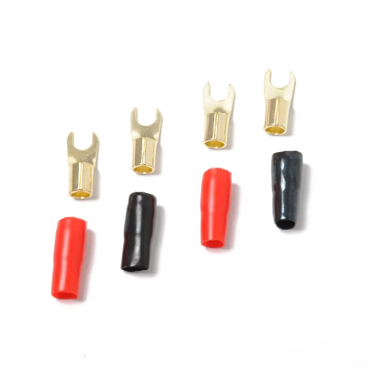 5 Pairs 8ga Crimp Terminals Connectors Audio Terminal Black Fork Spade Speaker Wire Connectors Copper Plated Anti
5 Pairs 8ga Crimp Terminals Connectors Audio Terminal Black Fork Spade Speaker Wire Connectors Copper Plated Anti