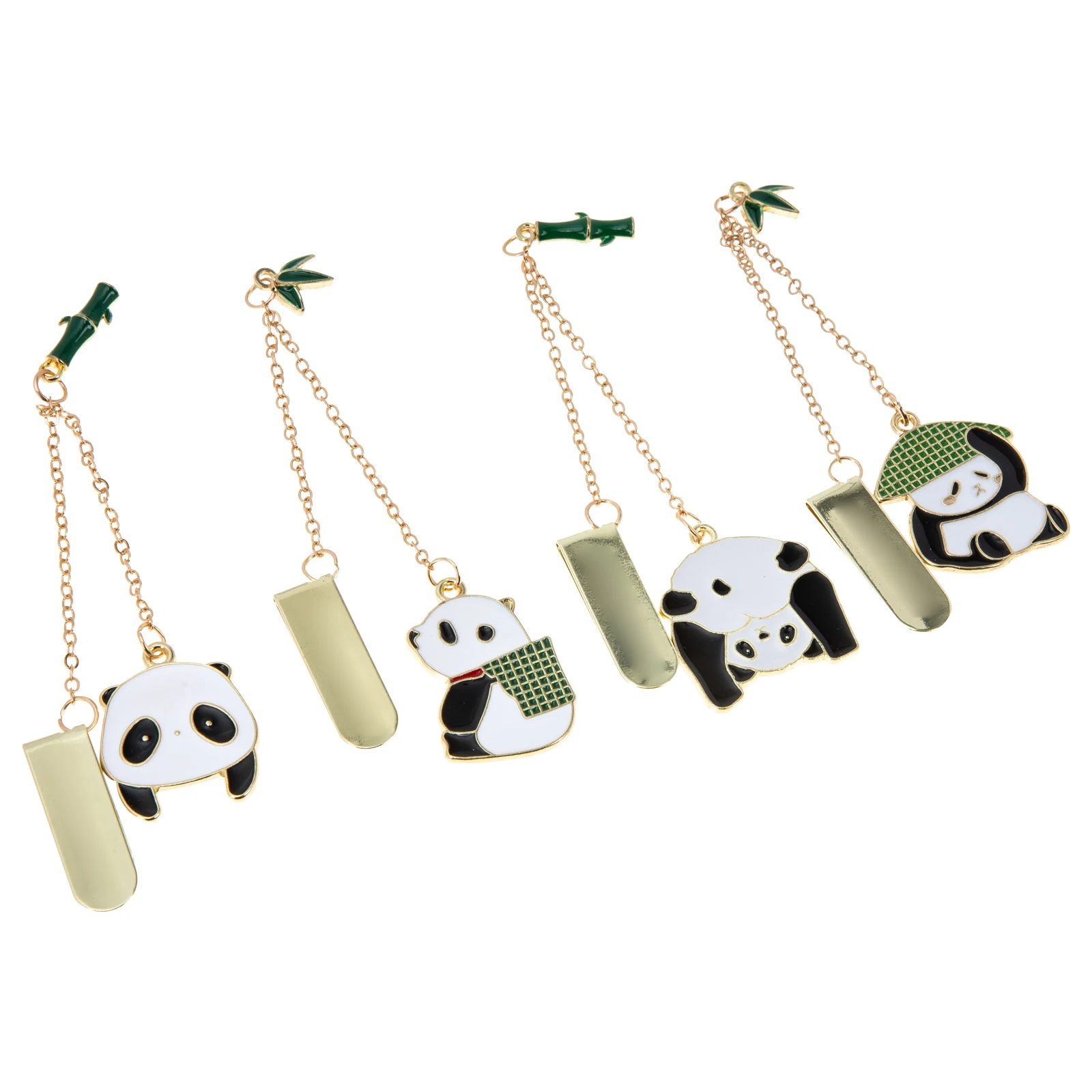 4Pcs Metal Panda Bookmarks Hanging Clip-on Page Markers Stylish Book Page Clips Personalized Cartoon Bookmarks for Kids Gifts
4Pcs Metal Panda Bookmarks Hanging Clip-on Page Markers Stylish Book Page Clips Personalized Cartoon Bookmarks for Kids Gifts