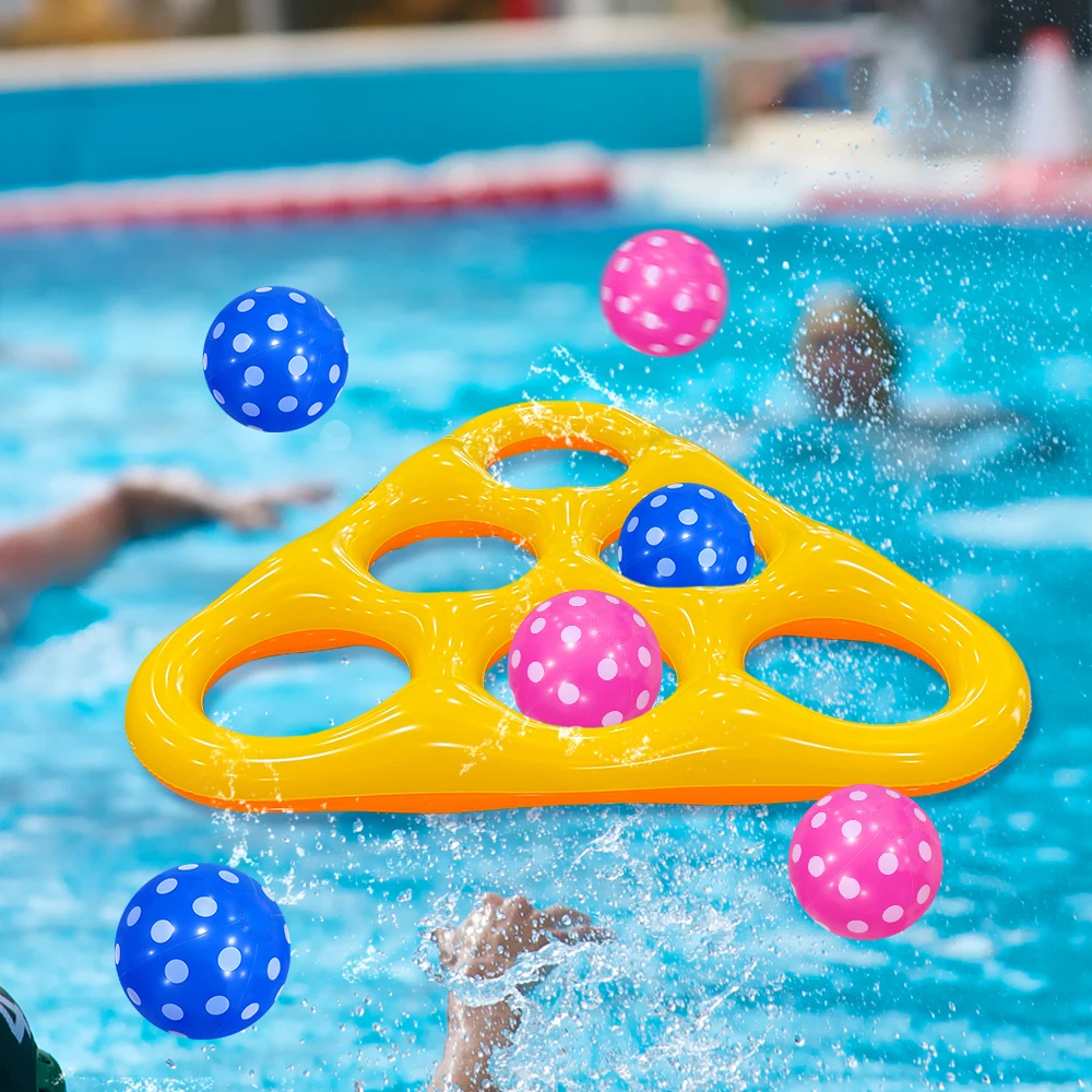 Inflatable Hexagon Throwing Toys Set for Pool Beach Party - Interactive Water-Based Game for Multiple Players PVC Material
Inflatable Hexagon Throwing Toys Set for Pool Beach Party - Interactive Water-Based Game for Multiple Players PVC Material