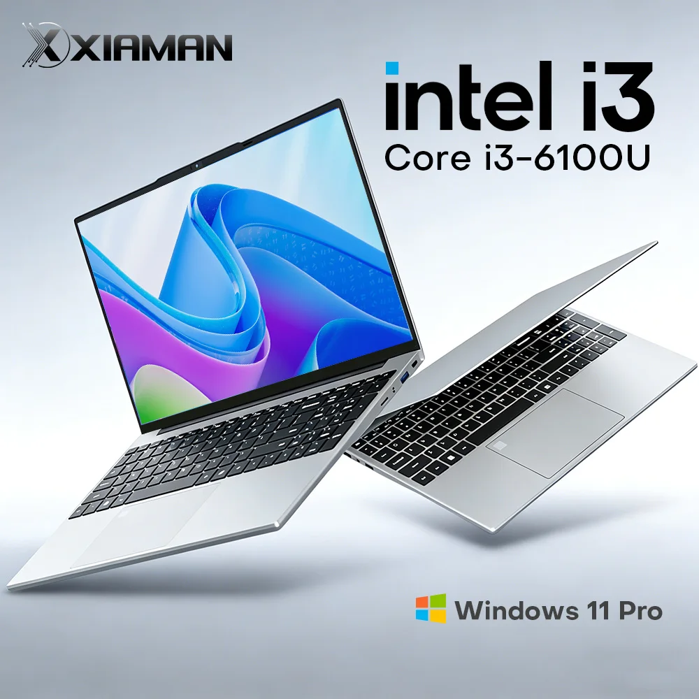 Xiaman 15.6" Intel Notebook PC Ultra Slim Laptop Intel Core i3-6100U 16GB RAM 1TB 2TB SSD Office Study Computer PC Windows 11
Xiaman 15.6" Intel Notebook PC Ultra Slim Laptop Intel Core i3-6100U 16GB RAM 1TB 2TB SSD Office Study Computer PC Windows 11