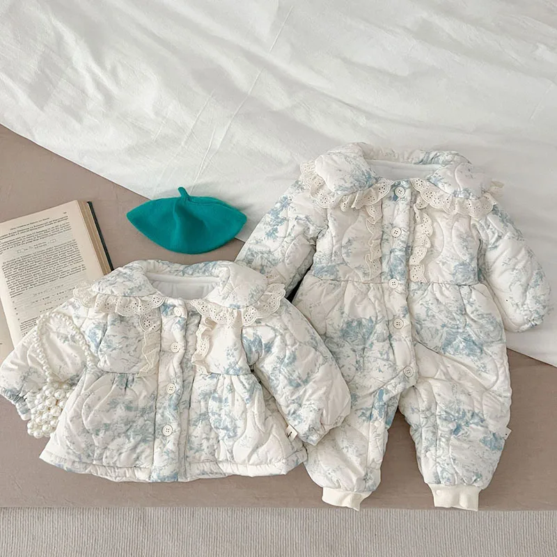 Winter Toddler Baby Girl Romper Floral Printing Thicken Warm Newborn Baby Girl Jumpsuit Baby Girl Thicken Warm Clothing
Winter Toddler Baby Girl Romper Floral Printing Thicken Warm Newborn Baby Girl Jumpsuit Baby Girl Thicken Warm Clothing