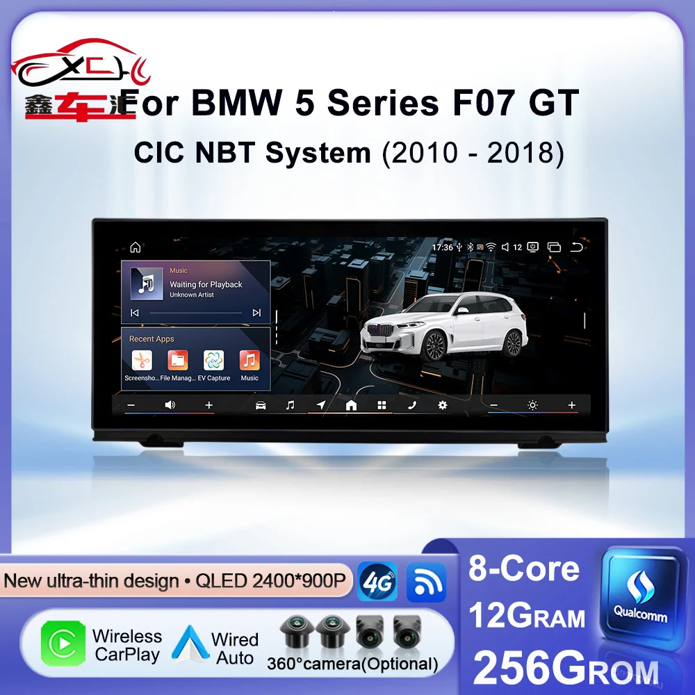 Wireless Carplay Car Radio Multimedia Player Android 15 For BMW 5 Series F07 GT 2010 - 2018 CIC NBT System GPS WiFi DSP Stereo
Wireless Carplay Car Radio Multimedia Player Android 15 For BMW 5 Series F07 GT 2010 - 2018 CIC NBT System GPS WiFi DSP Stereo