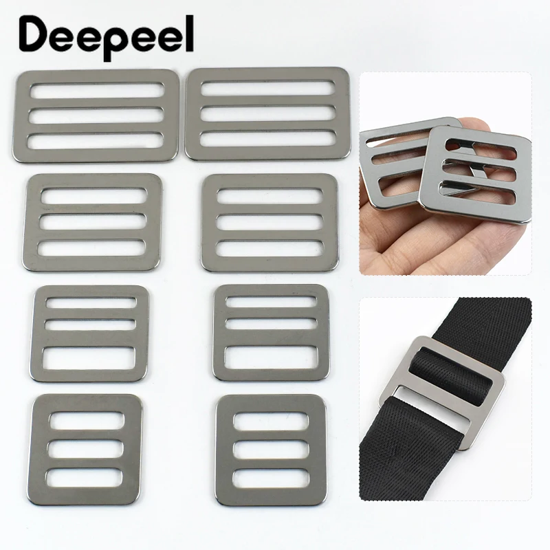 2/5/10Pcs 26-50mm Stainless Steel Buckles Belt Pin Buckle Webbing Strap Slider Clasp Pet Collar Adjust Button Bags Accessories
2/5/10Pcs 26-50mm Stainless Steel Buckles Belt Pin Buckle Webbing Strap Slider Clasp Pet Collar Adjust Button Bags Accessories