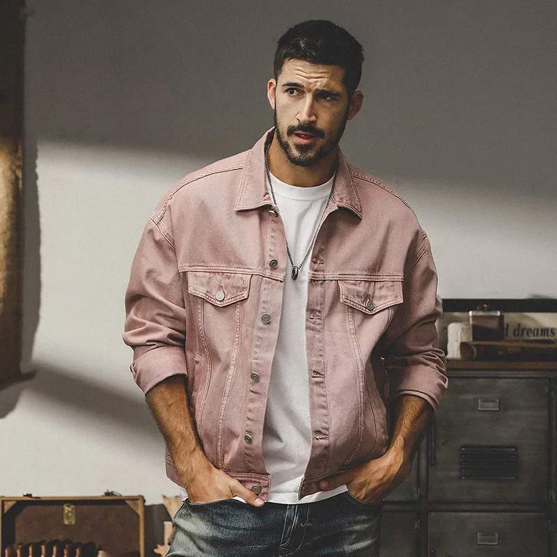 Jackets Men Coats Turn Down Collar Full Sleeve Casual Loose Coat Single Breasted Splice Pocket Regular Jacket Autumn Winter
Jackets Men Coats Turn Down Collar Full Sleeve Casual Loose Coat Single Breasted Splice Pocket Regular Jacket Autumn Winter
