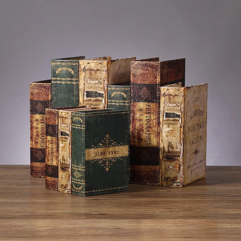 Vintage fake book Ornaments wooden book,simulation book storage box,hidden mobile phone box home living room,office decoration
Vintage fake book Ornaments wooden book,simulation book storage box,hidden mobile phone box home living room,office decoration