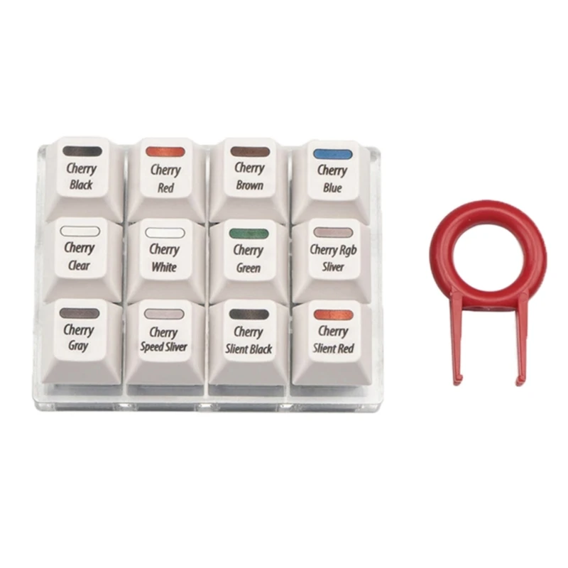 Клавиатуры Cherry MX Tester Sampler Инструмент для тестирования механических клавиатур со съемником клавиш, 12 клавиш
Клавиатуры Cherry MX Tester Sampler Инструмент для тестирования механических клавиатур со съемником клавиш, 12 клавиш