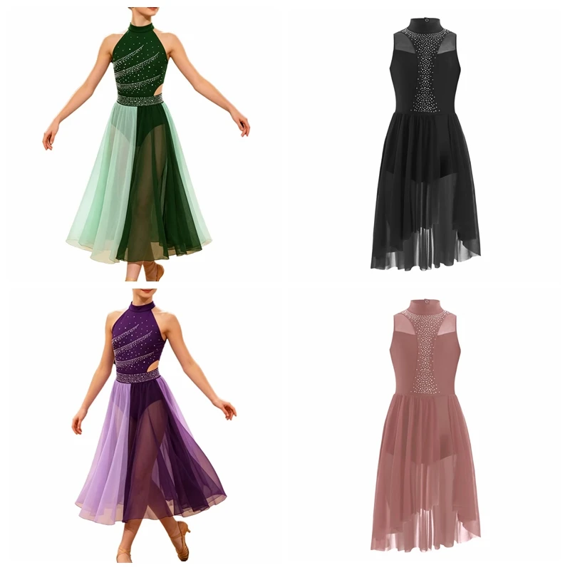 Child Worship Dancewear Ballet Figure Skating Dress Kids Girls Lyrical Dance Costume Praise Dress Chiffon Stage Performance
Child Worship Dancewear Ballet Figure Skating Dress Kids Girls Lyrical Dance Costume Praise Dress Chiffon Stage Performance