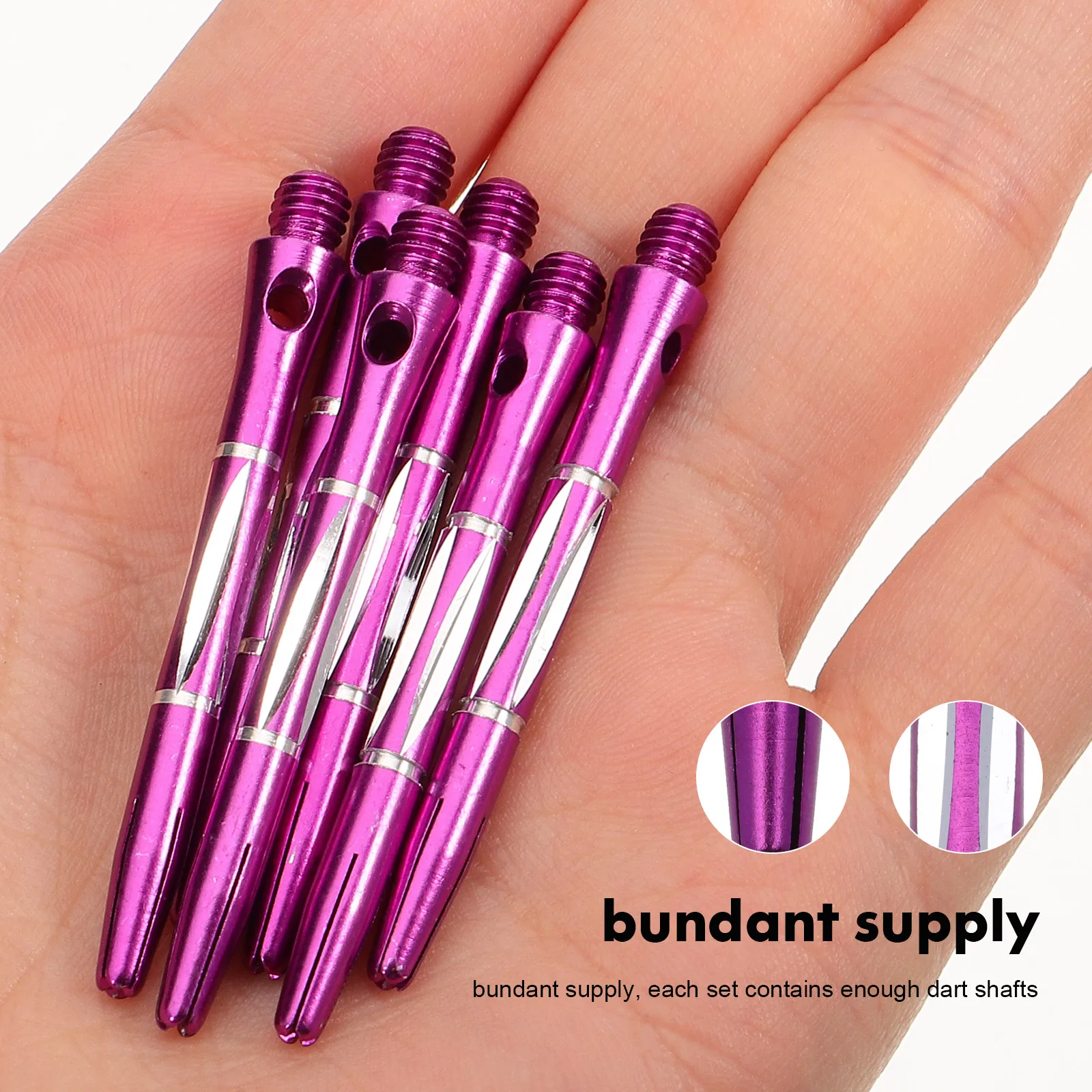 6 Pcs Aluminum Alloy Dart Rod Game Shafts Replacement Outdoor Stems Collar Metal
6 Pcs Aluminum Alloy Dart Rod Game Shafts Replacement Outdoor Stems Collar Metal