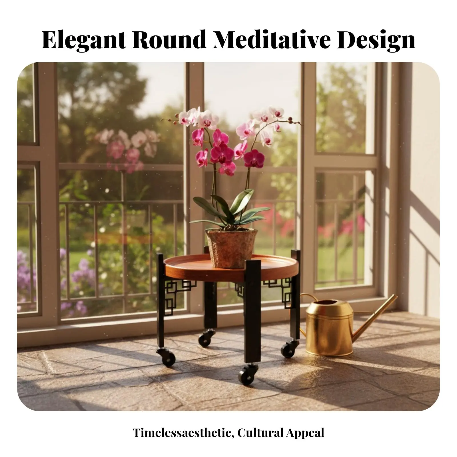 Wheeled Plant stand Easy to Move Wheeled Pot stand minimalist Design Weather Resistant for Elderly, Living Room, Patio
Wheeled Plant stand Easy to Move Wheeled Pot stand minimalist Design Weather Resistant for Elderly, Living Room, Patio
