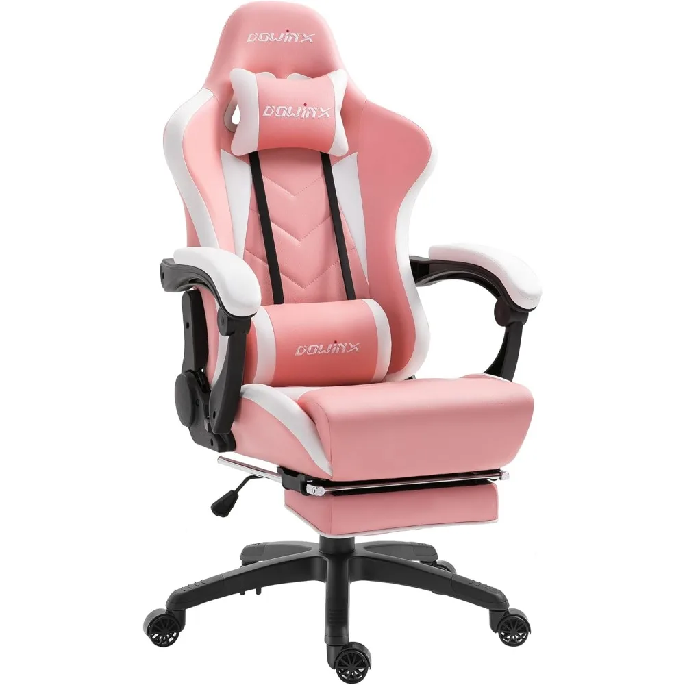 Ergonomic Racing-style Gaming Chair with Massage and Lumbar Support; Office Armchair; PU Leather; Footrest
Ergonomic Racing-style Gaming Chair with Massage and Lumbar Support; Office Armchair; PU Leather; Footrest