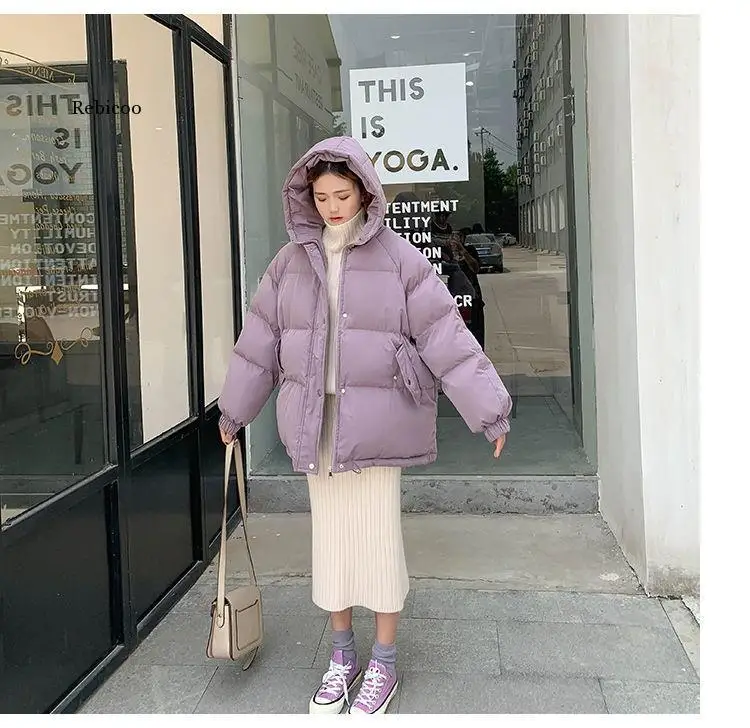 New 2020 Women Short Jacket Winter Thick Hooded Cotton Padded Coats Female Korean Loose Puffer Parkas Ladies Oversize Outwear
New 2020 Women Short Jacket Winter Thick Hooded Cotton Padded Coats Female Korean Loose Puffer Parkas Ladies Oversize Outwear