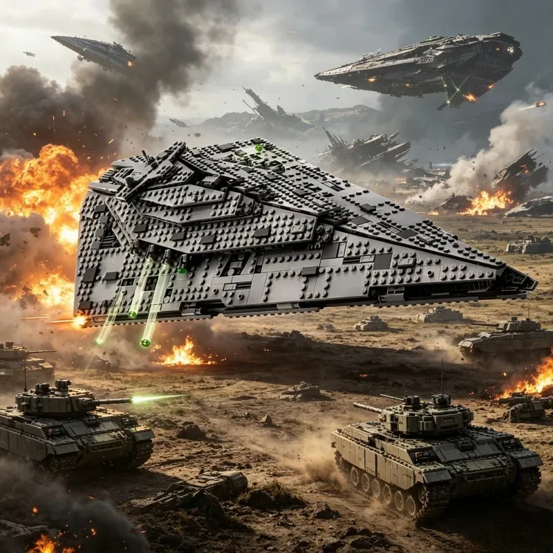 New 1416 PCS Spaceship Building Block Set for Kids Adults Advanced DIY Science Model Creative Collectible Toy for Christmas Gift
New 1416 PCS Spaceship Building Block Set for Kids Adults Advanced DIY Science Model Creative Collectible Toy for Christmas Gift