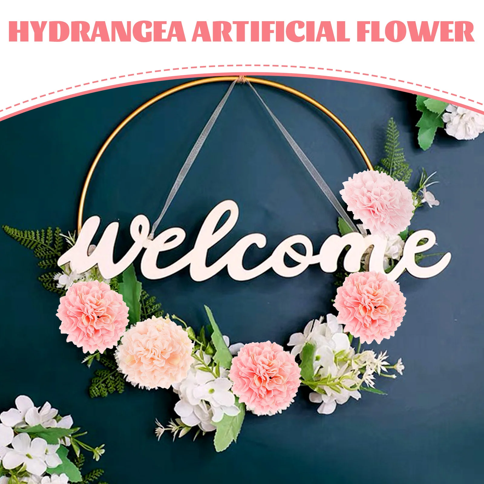 12Pcs DIY Hydrangea Artificial Flowers Realistic Silk Hydrangea Heads Wedding Party Decoration Artificial Flower Heads
12Pcs DIY Hydrangea Artificial Flowers Realistic Silk Hydrangea Heads Wedding Party Decoration Artificial Flower Heads