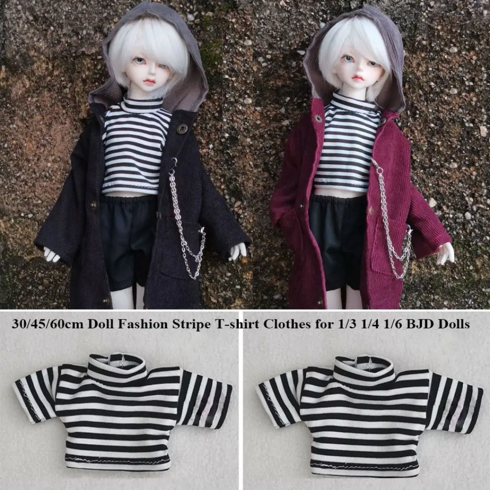 Fashion Doll T-shirt Clothes Handmake Casual Wears Stripe T-shirt DIY Accessories Kids Toys for 1/3 1/4 1/6 BJD 30/45/60cm Dolls
Fashion Doll T-shirt Clothes Handmake Casual Wears Stripe T-shirt DIY Accessories Kids Toys for 1/3 1/4 1/6 BJD 30/45/60cm Dolls