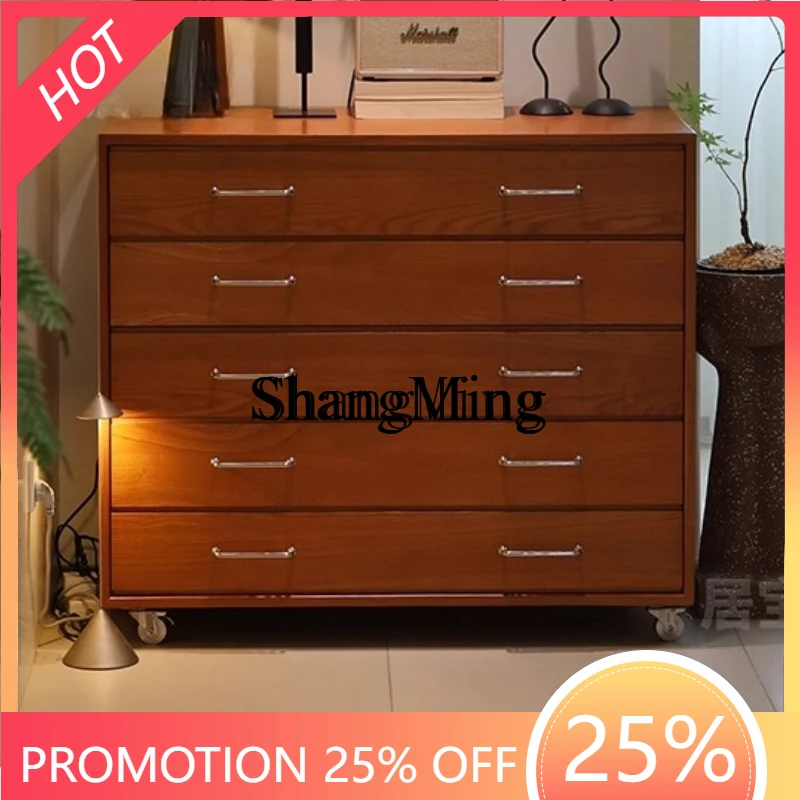 ZYY solid wood dining cabinet integrated with wheels against the wall retro multi-layer drawer type entrance cabinet
ZYY solid wood dining cabinet integrated with wheels against the wall retro multi-layer drawer type entrance cabinet