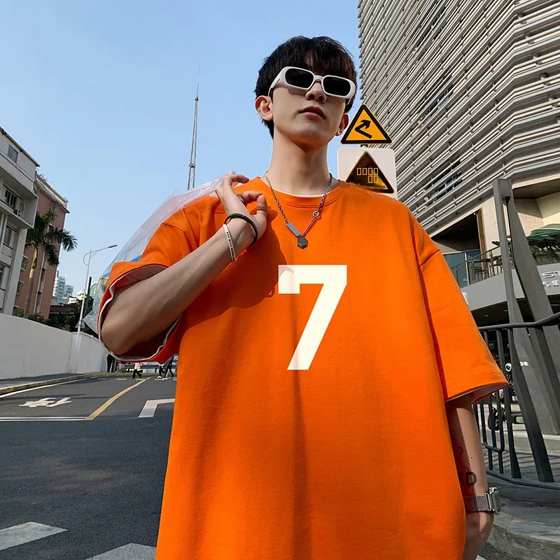 Loose ort Sve T-irt for Men Pure Cotton Comfortable Breathable Summer Faion Brand Simple Match American Street Vibe ...
Loose ort Sve T-irt for Men Pure Cotton Comfortable Breathable Summer Faion Brand Simple Match American Street Vibe ...