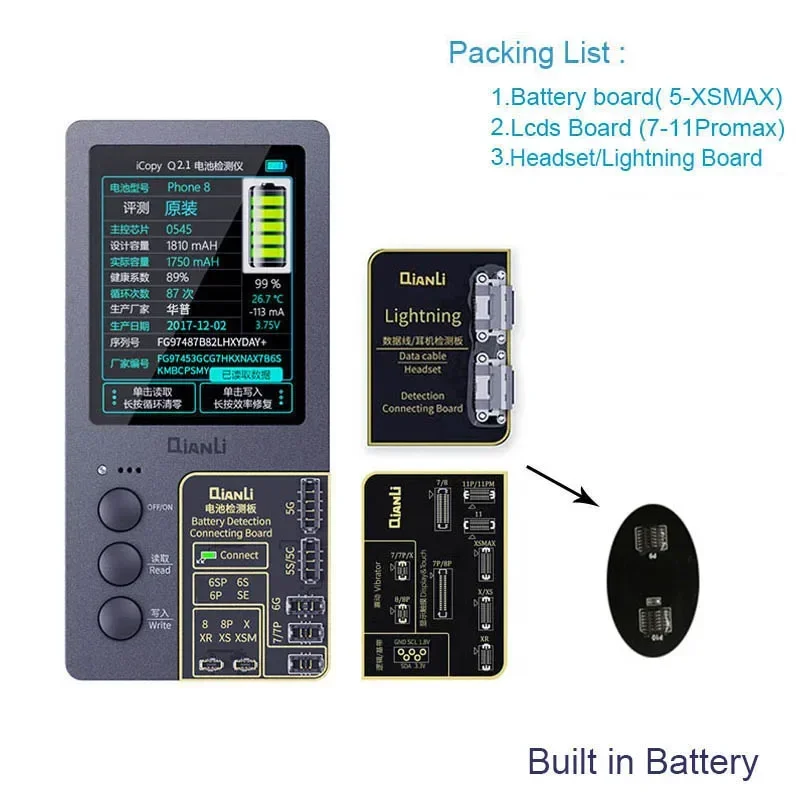 LHQianli ICopy Plus LCD Screen Original Color Repair Programmer for i Phone Repair Tool
LHQianli ICopy Plus LCD Screen Original Color Repair Programmer for i Phone Repair Tool