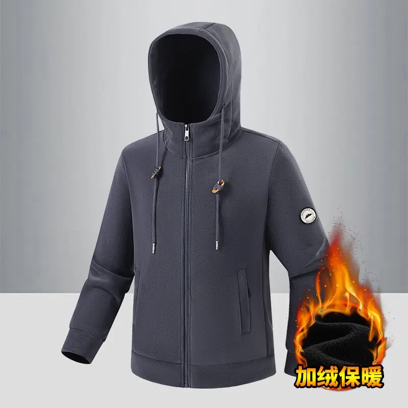 2024 Autumn and Winter New Fashion Solid Color Thick Warm Lamb Wool Hoodie Men's Casual Loose Comfortable Sports Hooded Coat 5XL
2024 Autumn and Winter New Fashion Solid Color Thick Warm Lamb Wool Hoodie Men's Casual Loose Comfortable Sports Hooded Coat 5XL