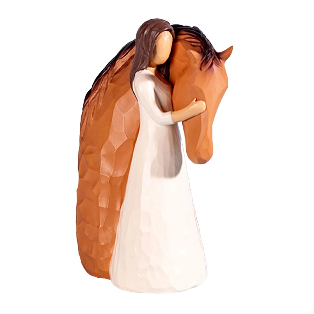 Resin Statue Holding Pet, Family Gift Sculptures and Decorations, Bedroom Living Room Tabletop Decorative Gift-Horse
Resin Statue Holding Pet, Family Gift Sculptures and Decorations, Bedroom Living Room Tabletop Decorative Gift-Horse
