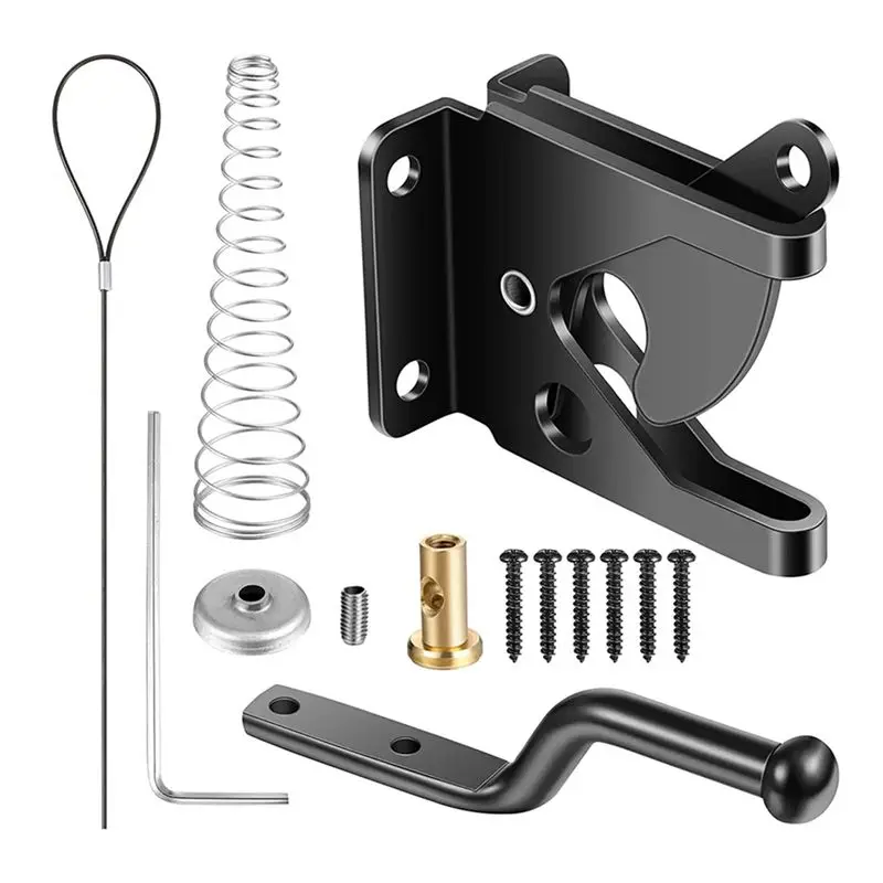 A29F-Self-Locking Gate Latch Carbon Steel Post Mounted Fence Gate Latch Heavy Duty Automatic Gravity Lever Latch
A29F-Self-Locking Gate Latch Carbon Steel Post Mounted Fence Gate Latch Heavy Duty Automatic Gravity Lever Latch