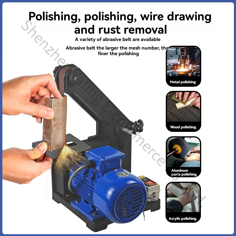 915 Vertical Sand Belt Machine Industrial Desktop Polishing Machine, Metal Polishing Machine Deburring and Wire Drawing Machine
915 Vertical Sand Belt Machine Industrial Desktop Polishing Machine, Metal Polishing Machine Deburring and Wire Drawing Machine