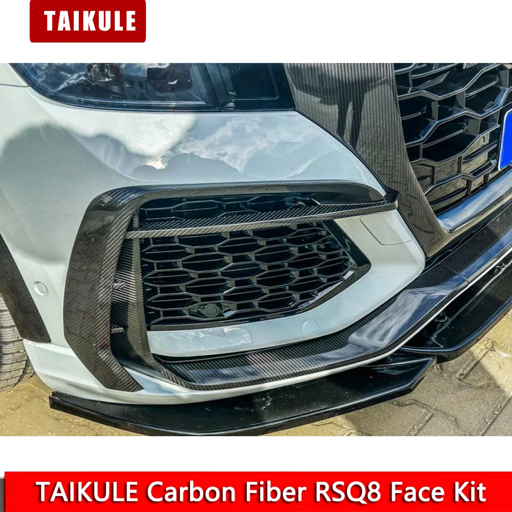 For 2019 to 2023 RSQ8 Modification Add TAIKULE Carbon Fiber Grille Frame n Fog Blade n Front Lip RSQ8 Bodykit Free Shipping
For 2019 to 2023 RSQ8 Modification Add TAIKULE Carbon Fiber Grille Frame n Fog Blade n Front Lip RSQ8 Bodykit Free Shipping