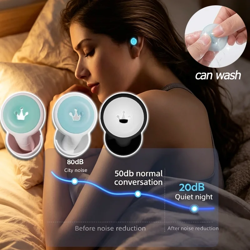 Silicone Sleep Earplugs with Night Light Soundproof Noise Reducing Designed for Noise Reduction Side Sleeping Device
Silicone Sleep Earplugs with Night Light Soundproof Noise Reducing Designed for Noise Reduction Side Sleeping Device