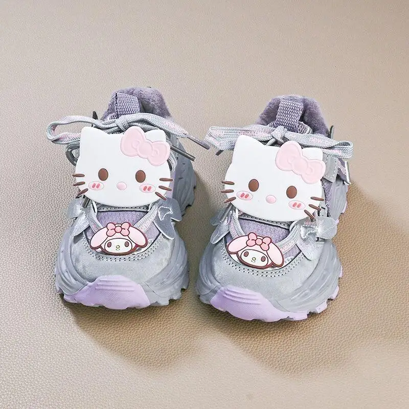Sanrio Hello Kitty Dad Sneakers Fleece Lined Lightweight Soft Sole Girls Fall Winter New Cute Warm Fashion Casual Sports Shoes
Sanrio Hello Kitty Dad Sneakers Fleece Lined Lightweight Soft Sole Girls Fall Winter New Cute Warm Fashion Casual Sports Shoes