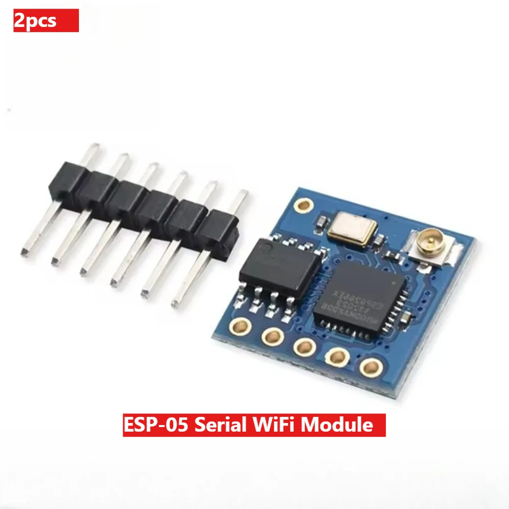 2PCS ESP8266 ESP-05 Serial WiFi Module UART Wireless Transceiver AP STA for Arduino IoT
2PCS ESP8266 ESP-05 Serial WiFi Module UART Wireless Transceiver AP STA for Arduino IoT