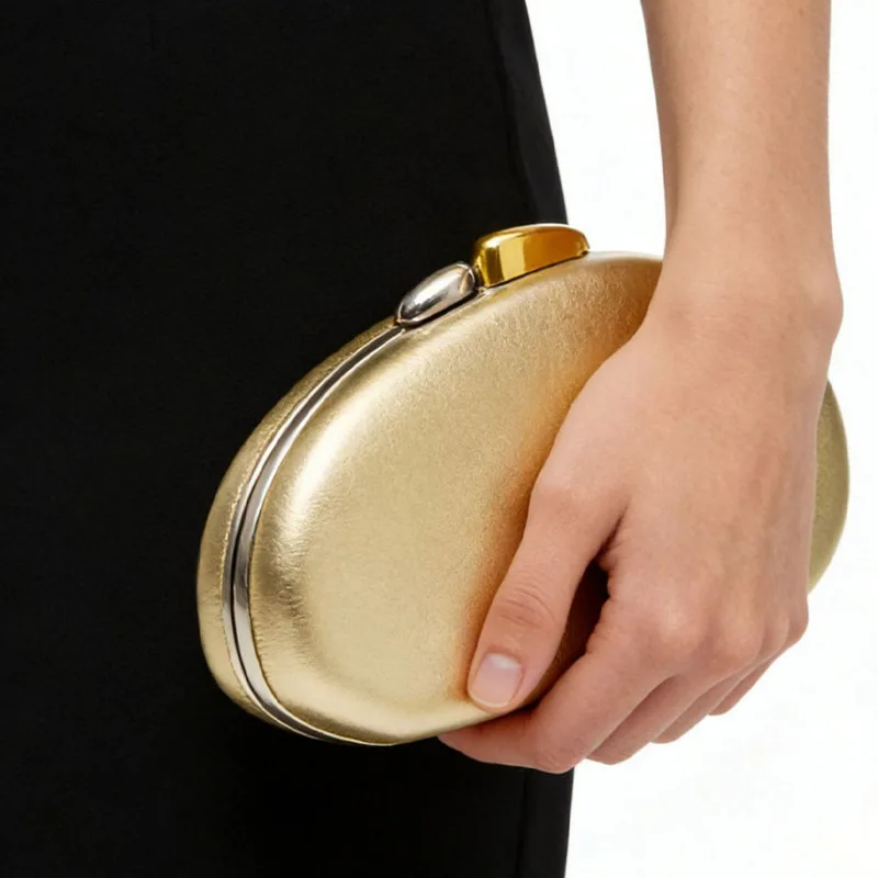 2026 Elegant Oval Egg-Shaped Evening Clutch Bag for Women Fashionable Dinner Handbag Versatile Single Shoulder Cross-Border Desi
2026 Elegant Oval Egg-Shaped Evening Clutch Bag for Women Fashionable Dinner Handbag Versatile Single Shoulder Cross-Border Desi
