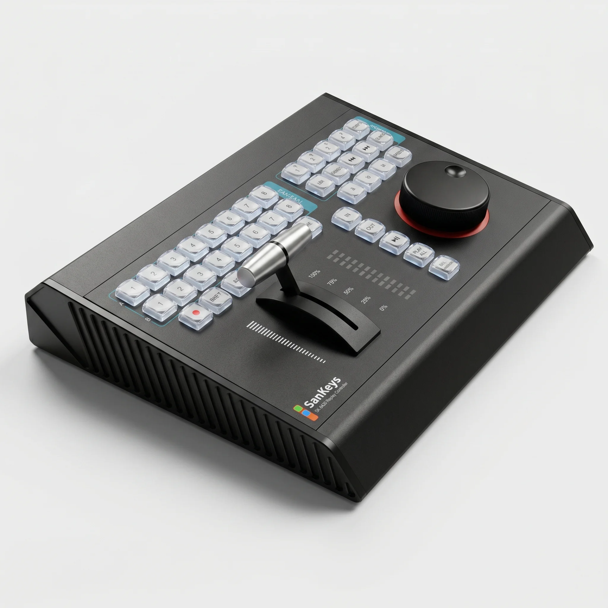 iSanKeys SK-R420 Slow Motion Replay Controller PTZ Control for OBS vMix Live Streaming Recording YouTube TV Broadcast Studio
iSanKeys SK-R420 Slow Motion Replay Controller PTZ Control for OBS vMix Live Streaming Recording YouTube TV Broadcast Studio