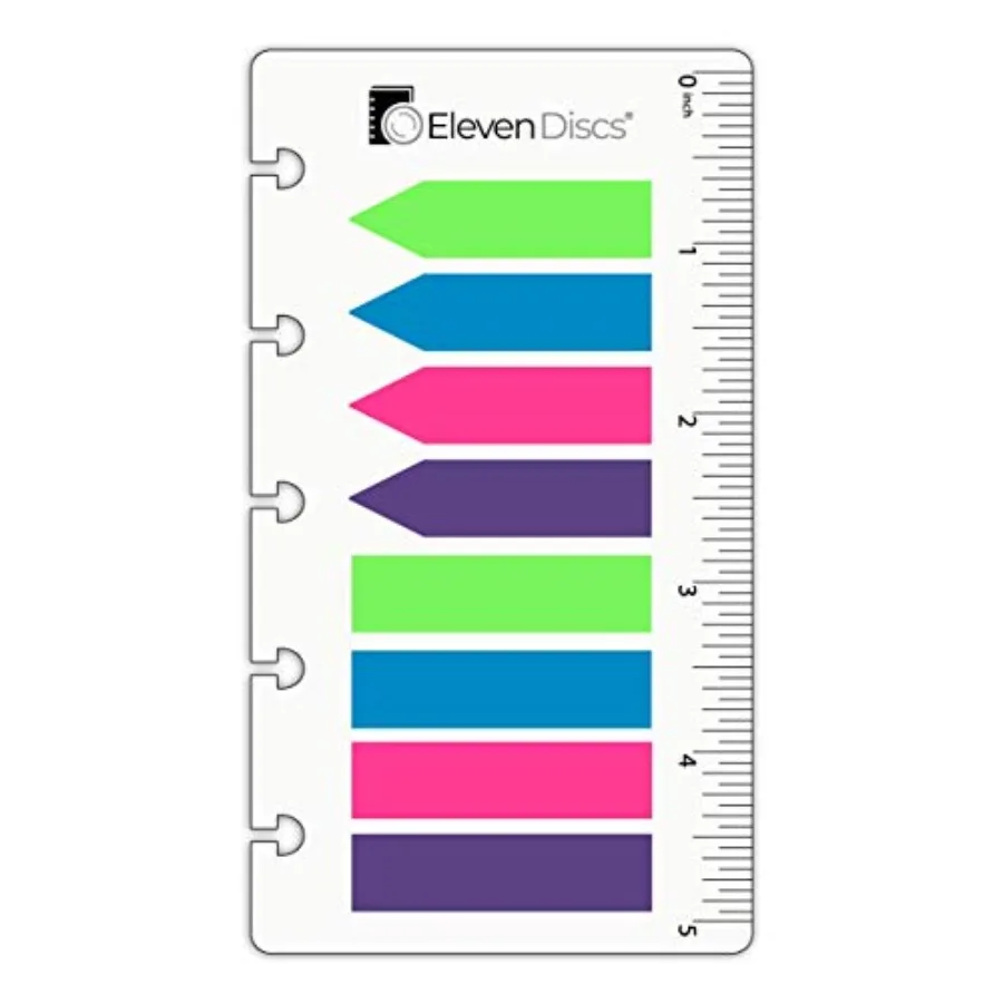 Discbound Page Flags with Inch Ruler for Circa, Arc, TUL 160 Total
Discbound Page Flags with Inch Ruler for Circa, Arc, TUL 160 Total