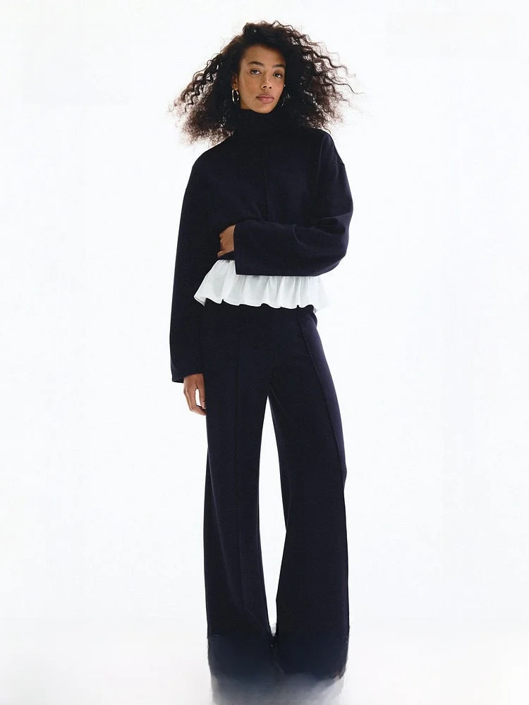 H&M Summer New Women's 2-Piece Set Top And Long Pants Casual Sportswear Polyester Rayon Spandex Blend Comfortable Spring Outfit
H&M Summer New Women's 2-Piece Set Top And Long Pants Casual Sportswear Polyester Rayon Spandex Blend Comfortable Spring Outfit