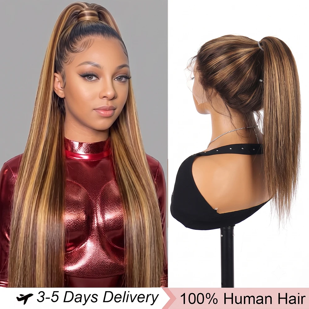 30 Inch 250% Density 13x6 Highlight 360 Full Lace Wig 100% Human Hair HD Transparent Lace Frontal Colored Honey Blonde Wigs Lace Front Hair
30 Inch 250% Density 13x6 Highlight 360 Full Lace Wig 100% Human Hair HD Transparent Lace Frontal Colored Honey Blonde Wigs Lace Front Hair
