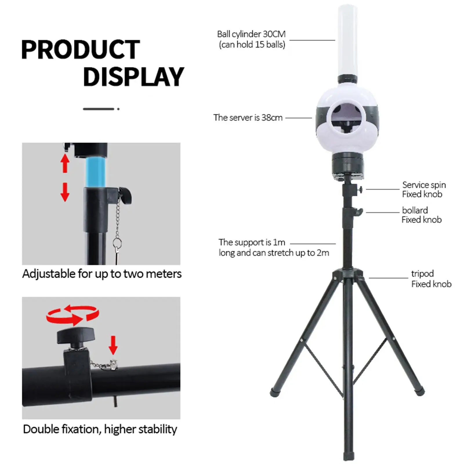 Badminton Ball Tosser Self Play Trainer Device Remote Controlled Serve Machine for Parks Playgrounds
Badminton Ball Tosser Self Play Trainer Device Remote Controlled Serve Machine for Parks Playgrounds