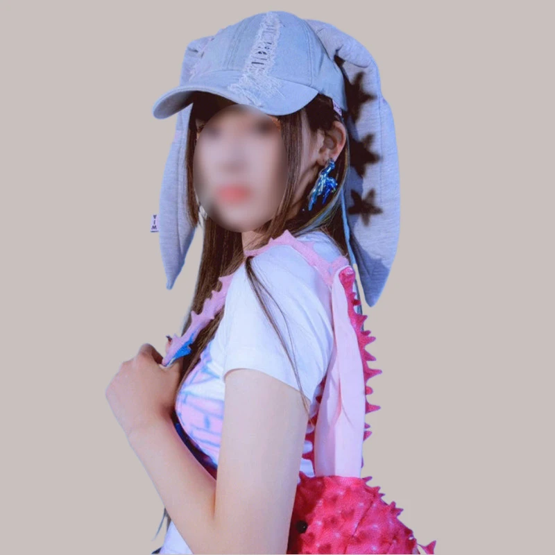Korean Girl Group with The Same Long Rabbit Ears Duck Tongue Hat Denim Baseball Cap Washed Graffiti Hip Hop Hat for Party Dance
Korean Girl Group with The Same Long Rabbit Ears Duck Tongue Hat Denim Baseball Cap Washed Graffiti Hip Hop Hat for Party Dance