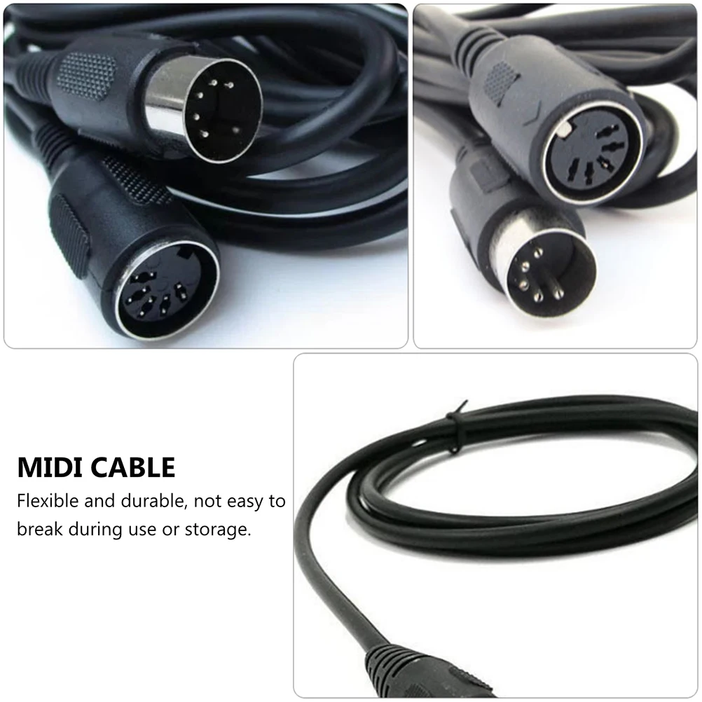 1pc 5-Pin Midi Extension Cable Audio Equipment 3M Durable Compatible With Keyboard Piano Electronic Organ Midi Cable Accessory
1pc 5-Pin Midi Extension Cable Audio Equipment 3M Durable Compatible With Keyboard Piano Electronic Organ Midi Cable Accessory