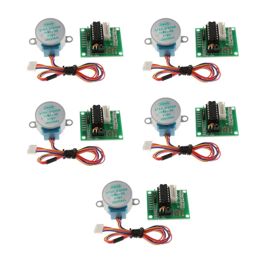 Плата контроллера ULN2003, шаговый двигатель 28BYJ-48, металлический прочный модуль привода для обучения и разработки на Arduino
Плата контроллера ULN2003, шаговый двигатель 28BYJ-48, металлический прочный модуль привода для обучения и разработки на Arduino