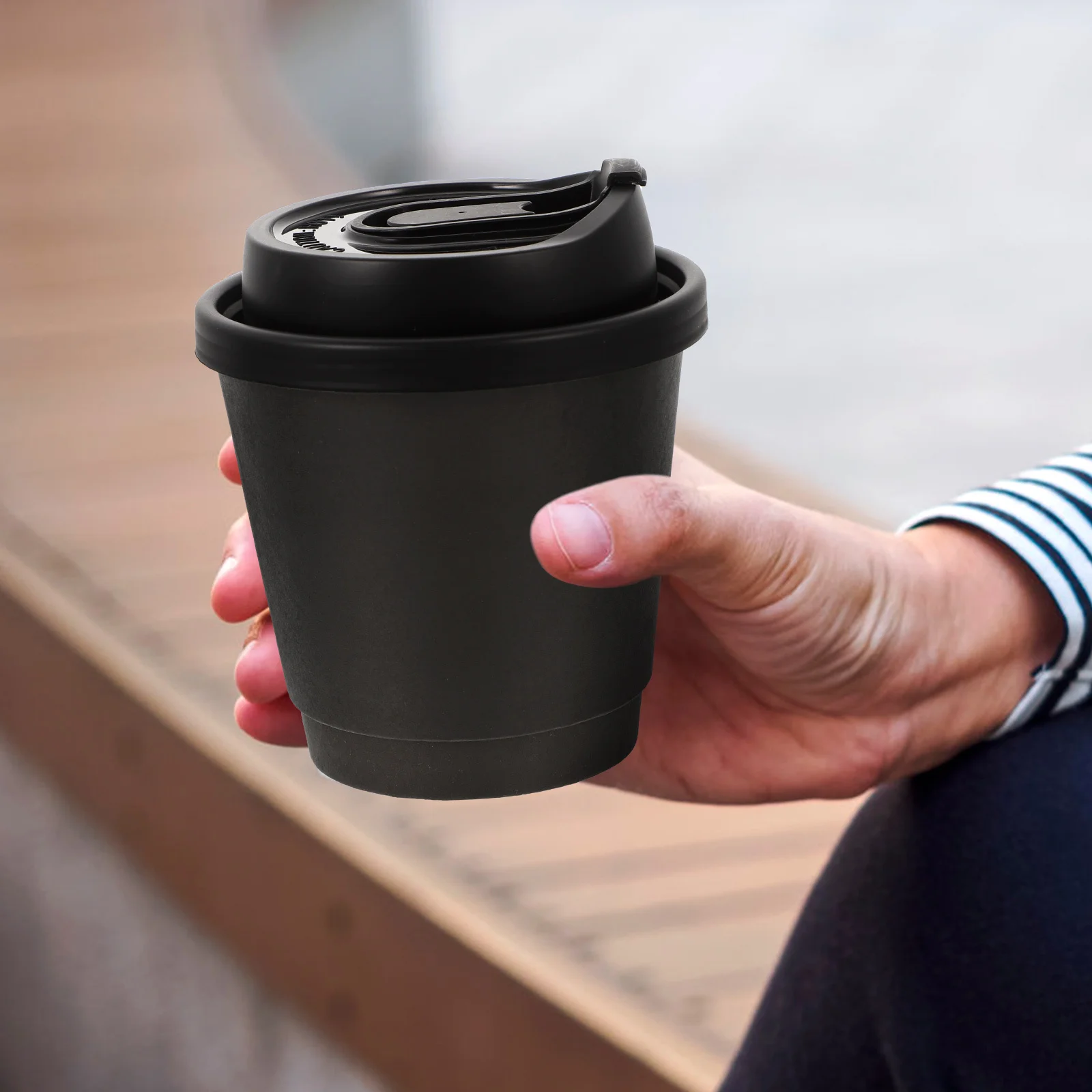 25Sets Practical Paper Coffee Cups Leakproof Lids Disposable Hot Cold Beverages Home Office Party Paper Cups Coffee Accessories
25Sets Practical Paper Coffee Cups Leakproof Lids Disposable Hot Cold Beverages Home Office Party Paper Cups Coffee Accessories