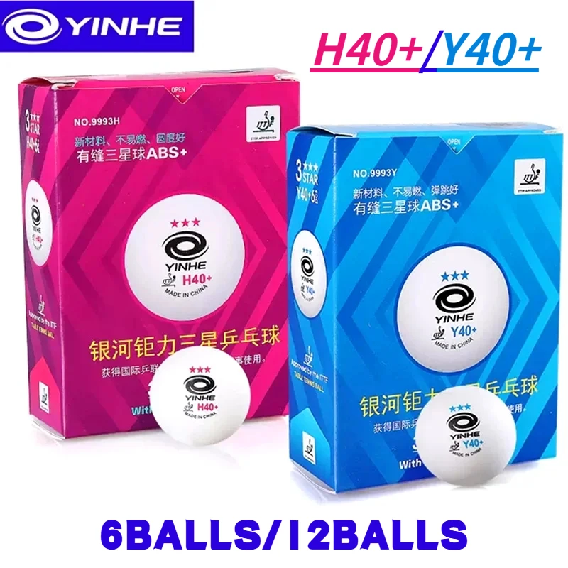 YINHE 3-звездочные Y40+ H40+ Шарики для настольного тенниса 6/12 шариков (3 звезды, новый материал 3-звездочные шарики из АБС-пластика со швами) Пластиковые полишарики для пинг-понга
YINHE 3-звездочные Y40+ H40+ Шарики для настольного тенниса 6/12 шариков (3 звезды, новый материал 3-звездочные шарики из АБС-пластика со швами) Пластиковые полишарики для пинг-понга